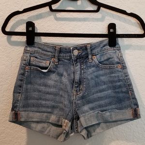 Aeropostale High Waisted Shorty Shorts